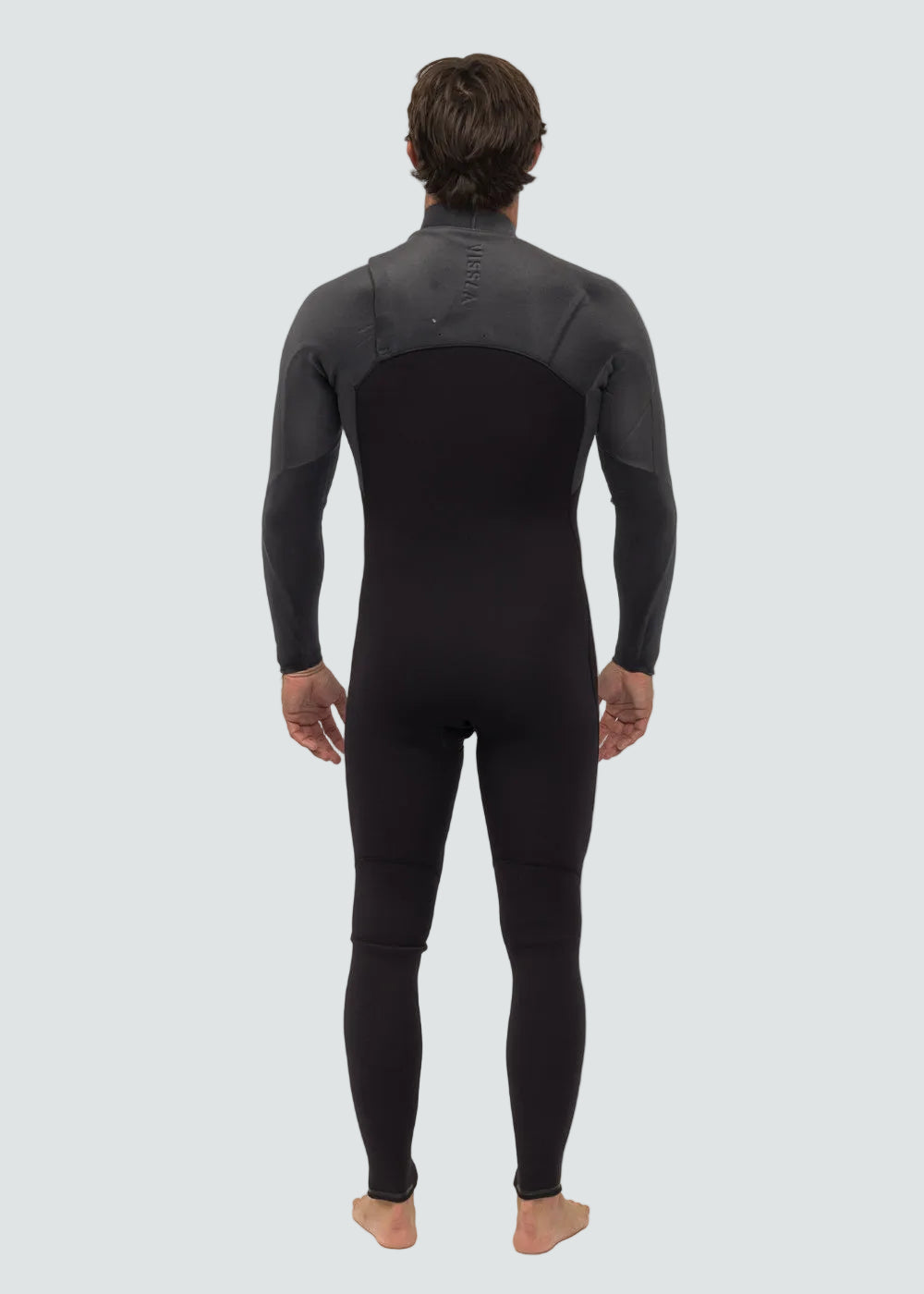 Vissla High Seas II 4-3 Full No Zip Wetsuit in Charcoal, view 2