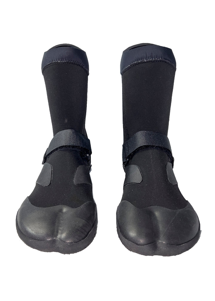 Vissla High Seas II 5MM Split Toe Wetsuit Bootie in Black, view 2