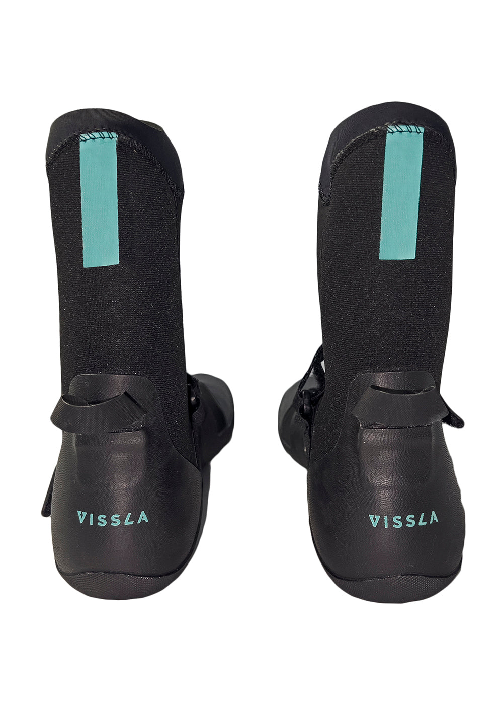 Vissla High Seas II 5MM Split Toe Wetsuit Bootie in Black, view 3